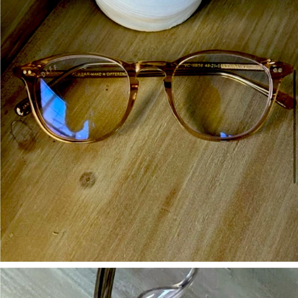 diff eyewear jaxson bluelight EUC- worn at work only